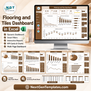 Flooring and Tiles Dashboard in Excel