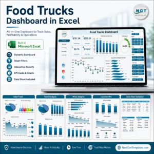 Food Trucks Dashboard in Excel