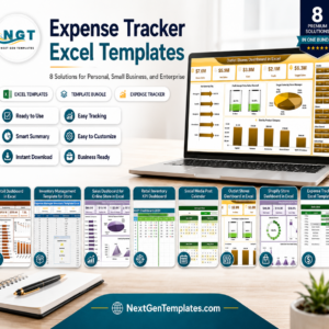 Retail & Store Analytics Bundle – 8 Premium Templates (Excel + Google Sheets)