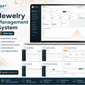 Jewelry Management System Web App