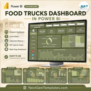 Food Trucks Dashboard in Power BI