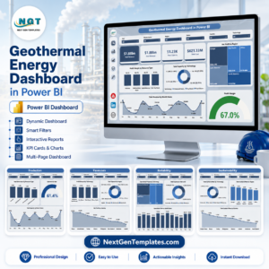 Geothermal Energy Dashboard in Power BI