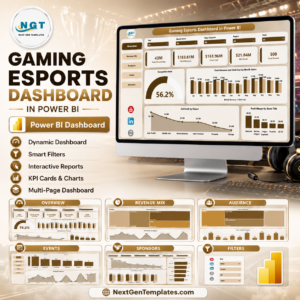 Gaming Esports Dashboard in Power BI