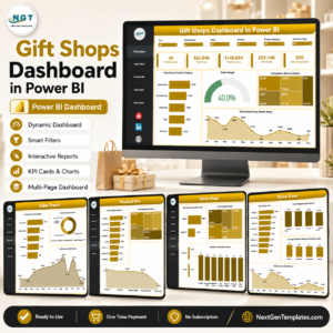 Gift Shops Dashboard in Power BI