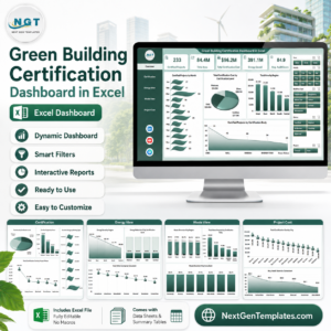 Green Building Certification Dashboard in Excel