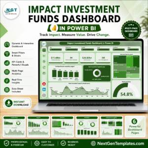 Impact Investment Funds Dashboard in Power BI