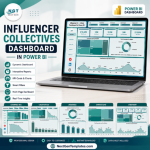 Influencer Collectives Dashboard in Power BI
