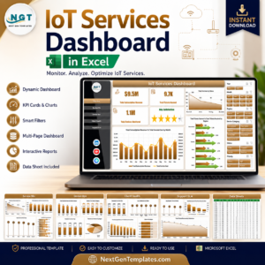 IoT Services Dashboard in Excel