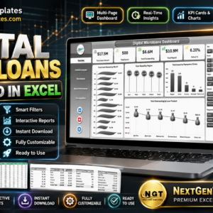 Digital Microloans Dashboard in Excel