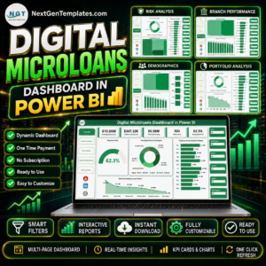 Digital Microloans Dashboard in Power BI