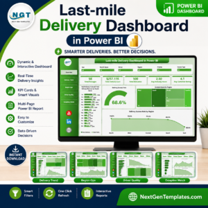 Last-mile Delivery Dashboard in Power BI