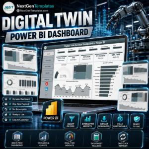 Digital Twin Services Dashboard in Power BI