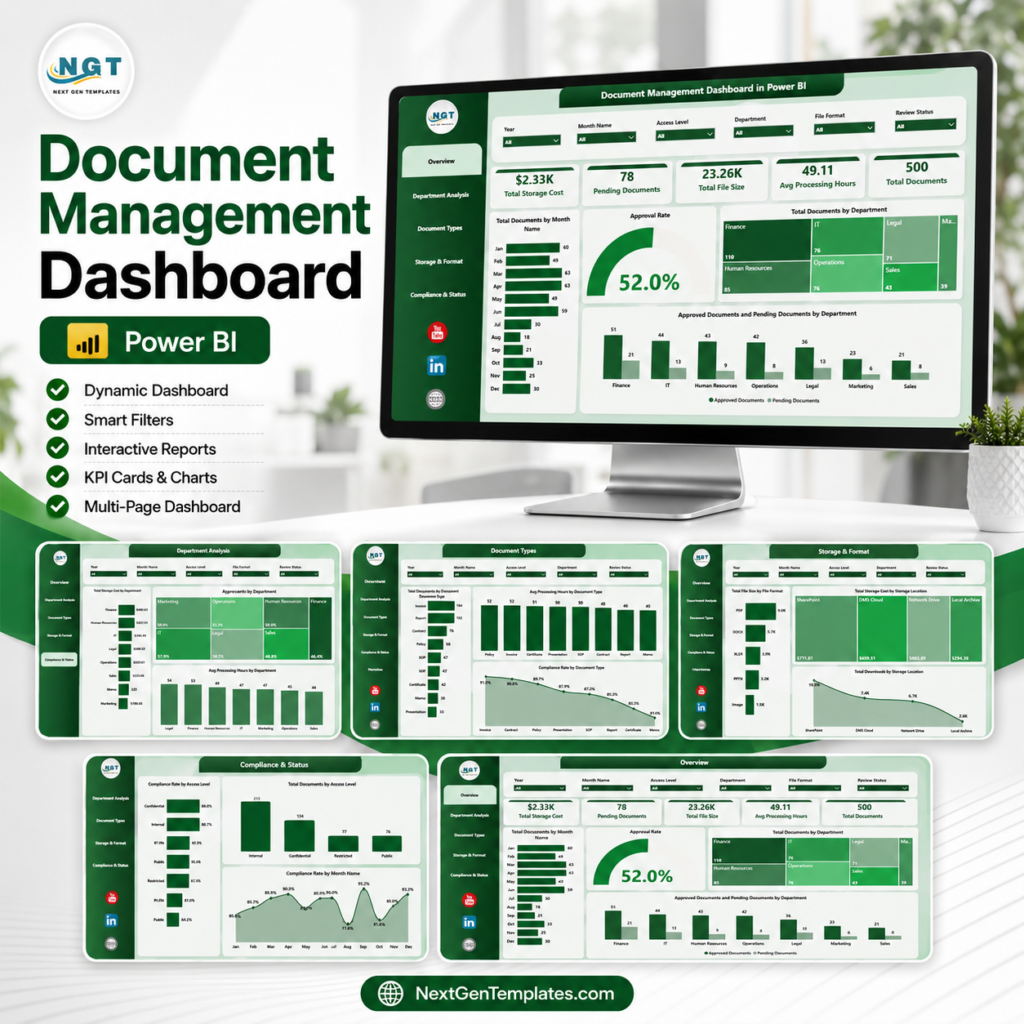 Customer Service Dashboard in Power BI - Next Gen Templates