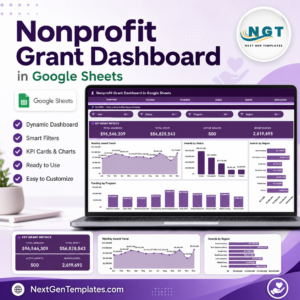 Nonprofit Grant Dashboard in Google Sheets