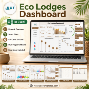 Eco Lodges Dashboard in Excel