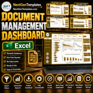 Document Management Dashboard in Excel