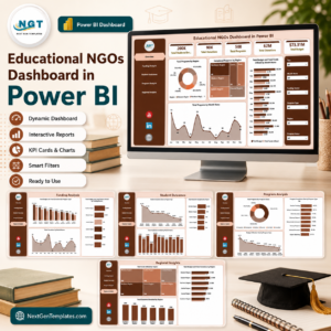 Educational NGOs Dashboard in Power BI