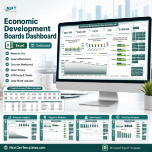 Economic Development Boards Dashboard in Excel