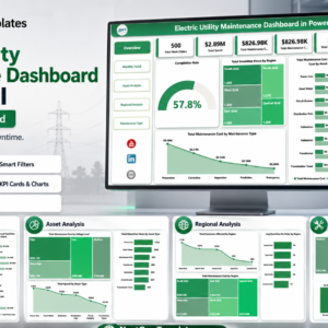 Electric Utility Maintenance Dashboard in Power BI