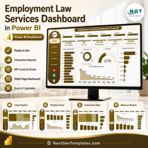 Employment Law Services Dashboard in Power BI