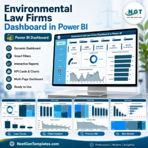 Environmental Law Firms Dashboard in Power BI