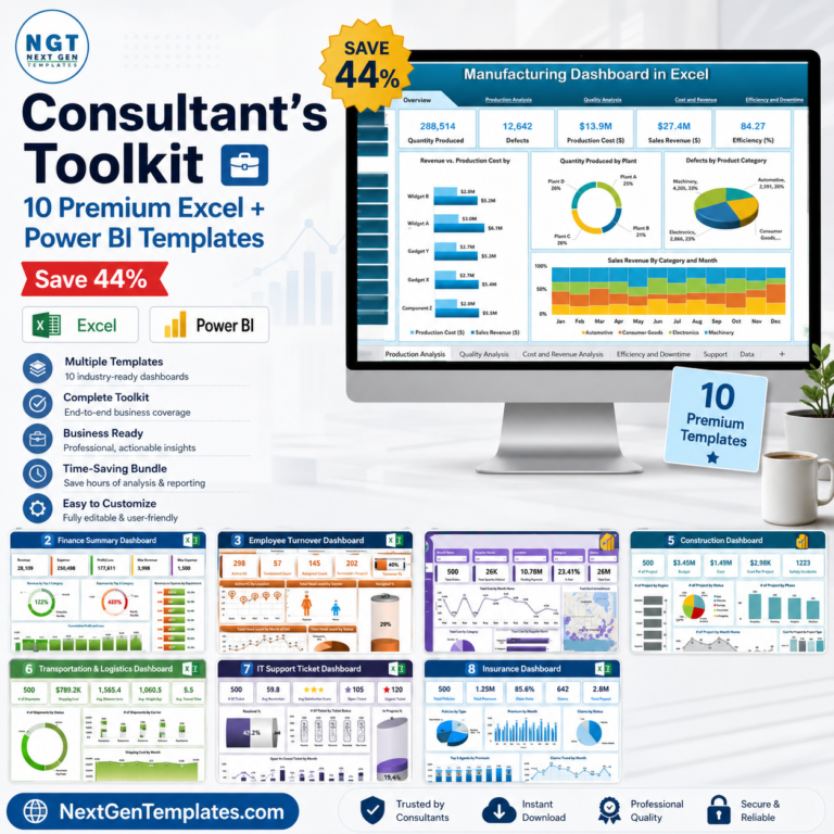 Internal Rework Excel Template Internal Audit Dashboard in Excel - Next Gen Templates