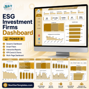 ESG Investment Firms Dashboard in Power BI