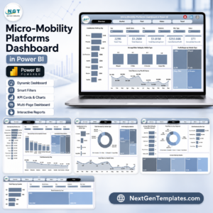 Micro-Mobility Platforms Dashboard in Power BI