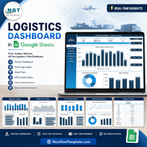 Logistics Dashboard in Google Sheets