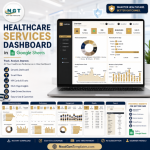 Healthcare Services Dashboard in Google Sheets