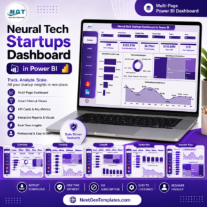 Neural Tech Startups Dashboard in Power BI