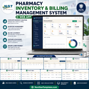 Pharmacy Inventory and Billing Management System Web App