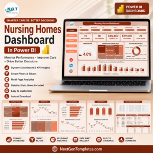 Nursing Homes Dashboard in Power BI