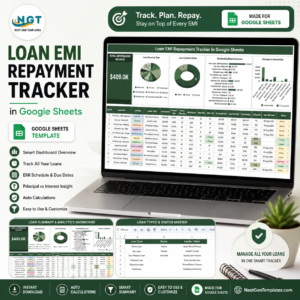 Loan EMI Repayment Tracker in Google Sheets