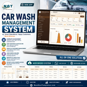 Car Wash Management System Web App