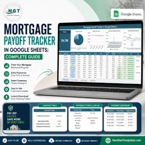 Mortgage Payoff Tracker in Google Sheets