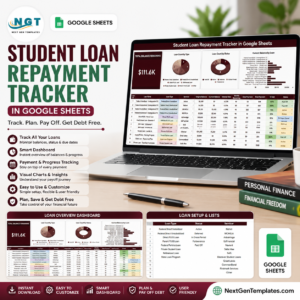 Student Loan Repayment Tracker in Google Sheets