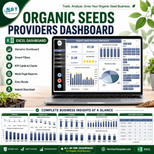 Organic Seeds Providers Dashboard in Excel