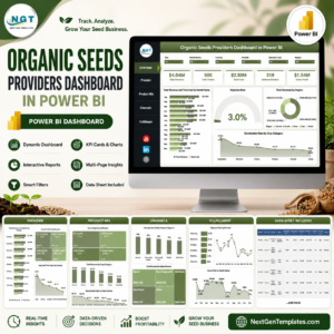 Organic Seeds Providers Dashboard in Power BI