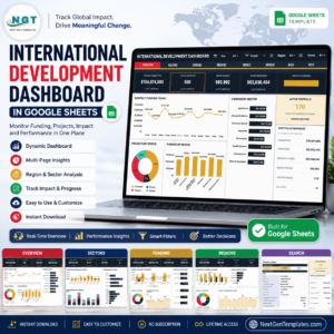 International Development Dashboard in Google Sheets