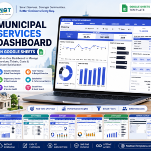 Municipal Services Dashboard in Google Sheets