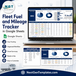 Fleet Fuel and Mileage Tracker in Google Sheets