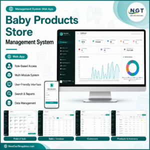 Baby Products Store Management System Web App
