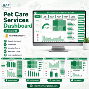 Pet Care Services Dashboard in Power BI