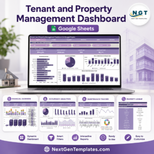 Tenant and Property Management Dashboard in Google Sheets