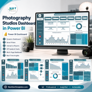 Photography Studios Dashboard in Power BI