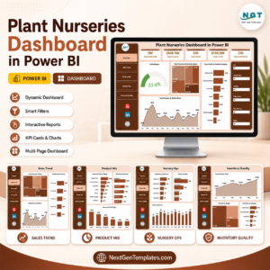 Plant Nurseries Dashboard in Power BI
