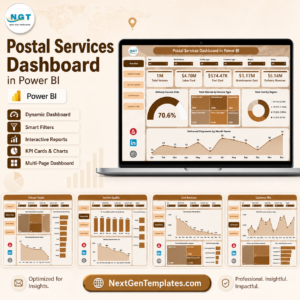 Postal Services Dashboard in Power BI