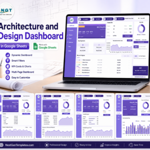 Architecture and Design Dashboard in Google Sheets