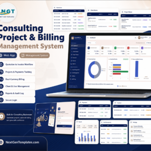 Consulting Project and Billing Management System Web App
